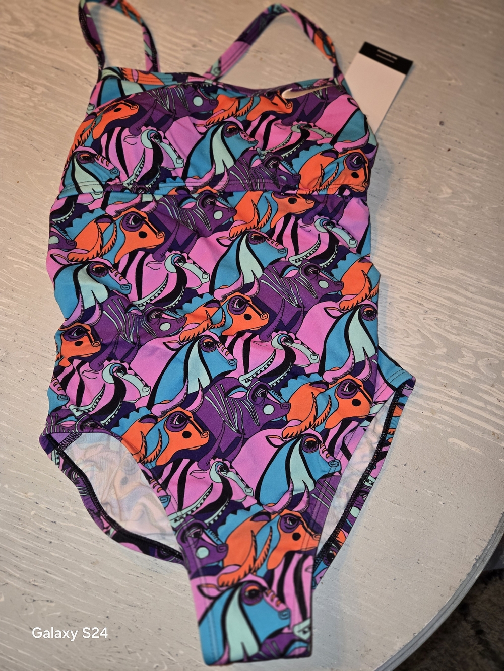 Nike Women’s One-Piece Swimsuit  Hydrastrong  Bulls Ox Sz S New